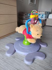Winnie the Pooh cavalcabile salta e gira