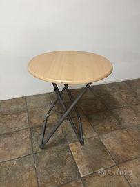 TAVOLINI EFFETTO LEGNO PIEGHEVOLI (3PZ)