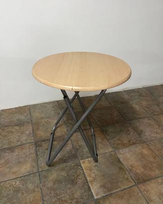 TAVOLINI EFFETTO LEGNO PIEGHEVOLI (3PZ)