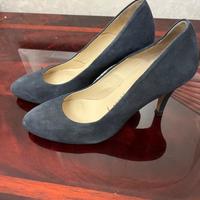 scarpe eleganti blu marine