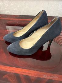 scarpe eleganti blu marine