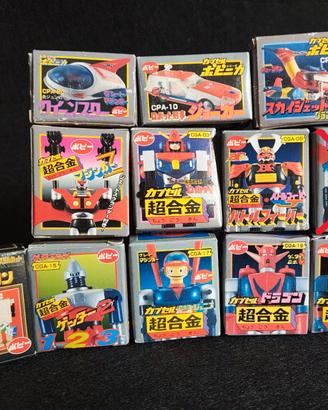 [LOTTO/SINGOLI- RARITÀ] 11 Popy Capsule Chogokin