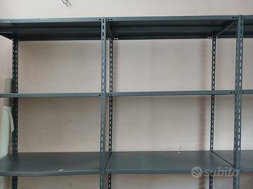 Scaffali metallici ideale per garage, cantine
