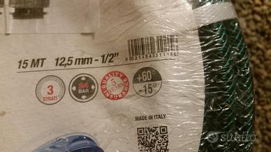 Tubazione in gomma giardino