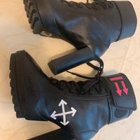 Stivali neri Off- white mod. CST-200 outsole unit