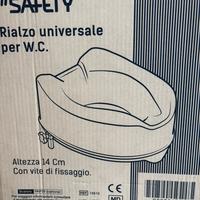 Rialzo universale per WC NUOVO marca Safety