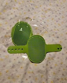 2 x spazzola auto grooming gatti NEW
