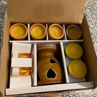 Oil e tealight set profumatore con oli e candeline