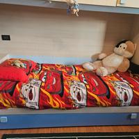 letto singolo con letto estraibile 