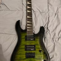 JACKSON JS32Q DKA HT AM Transparent Green Burst