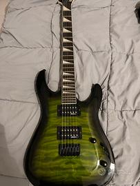 JACKSON JS32Q DKA HT Transparent Green Burst