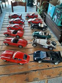 Modellini auto in metallo scala 1/18