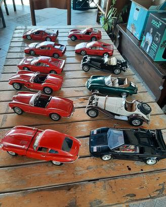 Modellini auto in metallo scala 1/18