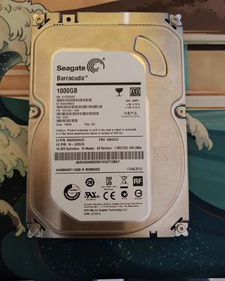 Hard Disk Interno Seagate Barracuda 1TB (3.5") - C