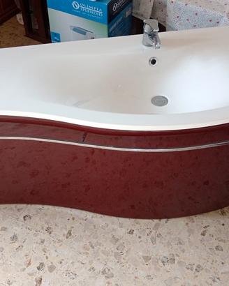 lavandino bagno con cassettone