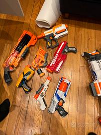 Nerf pistole, fucili, balestra e arco