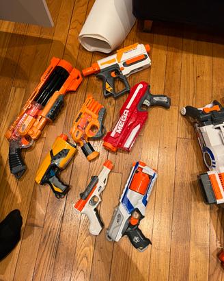 Nerf pistole, fucili, balestra e arco