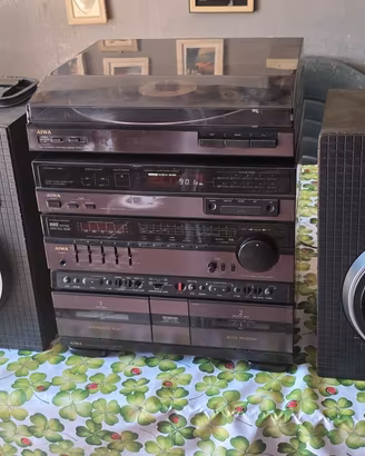 Impianto HI-FI Aiwa + Giradischi e Casse 