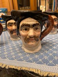 Fabio Mola - Caraffa e 6 bicchieri ceramica sarda