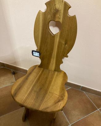 Sedie cuore tirolesi