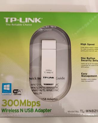 Adattatore Wi-Fi TP-Link 300 Mbps