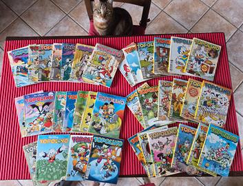 Lotto di 37 numeri di Topolino anni 90 2000