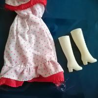 Vestito barbie polka anni 80