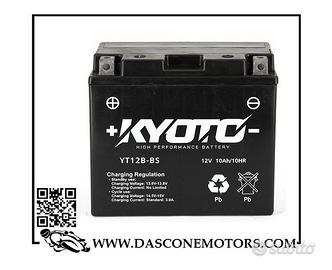 Batteria SENZA MANUTENZIONE CON PACCO ACIDO kyoto