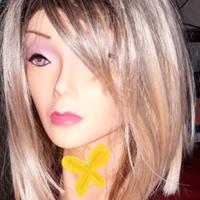 parrucca bionda sfumata