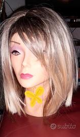 parrucca bionda sfumata