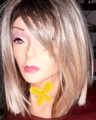 parrucca bionda sfumata