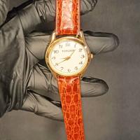 Yongxin - Cassa placcata oro 36mm - Design vintage