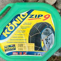 Catene da neve auto konig zip codice 095  9 mm