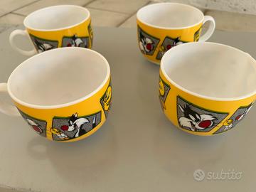 4 tazze nuove tom e jerry