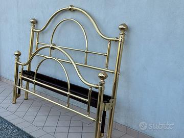 Letto in ottone completo