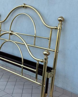 Letto in ottone completo
