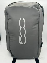 Zaino Fiat 500 grigio – Ufficiale porta USB e PC