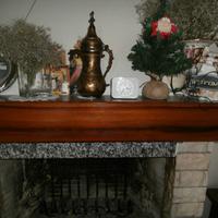 Mensola in rovere per camino