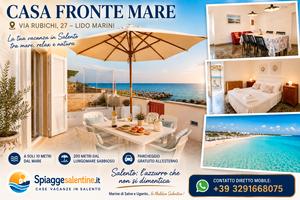 CASA Fronte Mare (appena 10mt) 29 AGO 5 SET