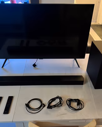 Smart tv Samsung 43” 4K UHD+Kit audio. Perfetti!