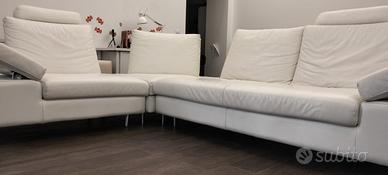 Divano artigianale vera pelle