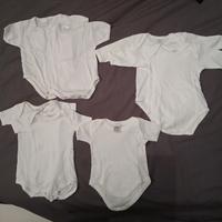 lotto da 7 body neonato da 0 a 3 mesi. 