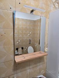 specchio con applique 