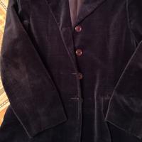 Giacca in velluto blu