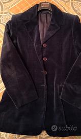 Giacca in velluto blu