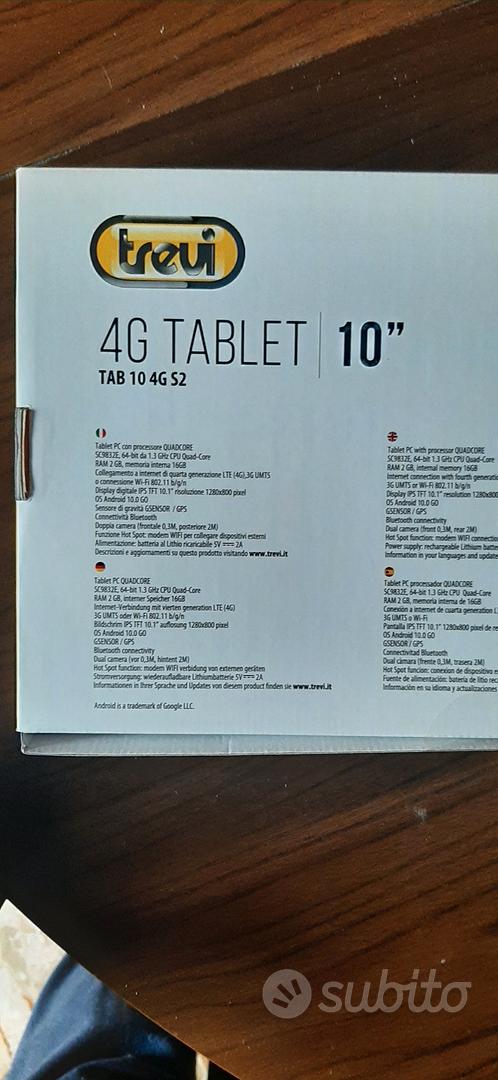 tablet Trevi 4g , 10 pollici, Android 10 - Informatica In vendita a Macerata