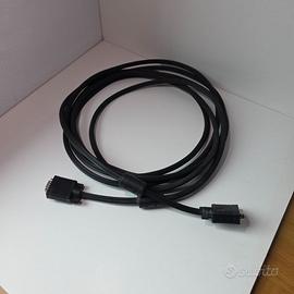 Cavo VGA 5 metri alta qualità con filtri ferrite
