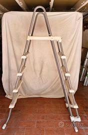 Scaletta di sicurezza per piscina h. 143/183 cm