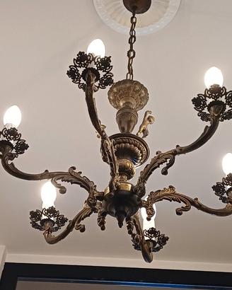Lampadario vintage Luigi XV / Rococò –