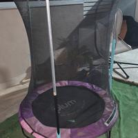 tappeto elastico con protezione